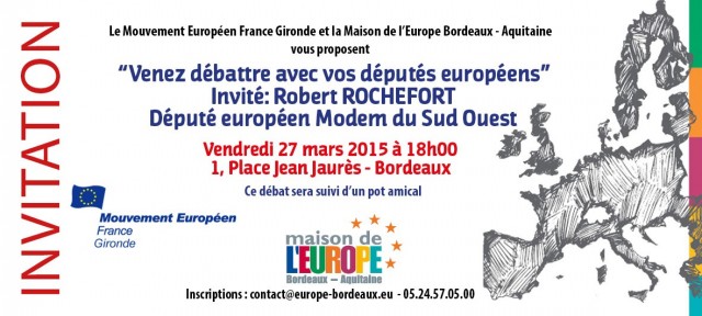 Invitation débat 27 mars 2015