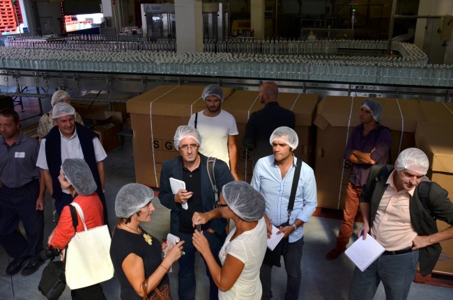 Visite de presse de la Source des Abatilles organisée  par le Club de la Presse le 25 Août 2015. Photo Pierre Sauvey