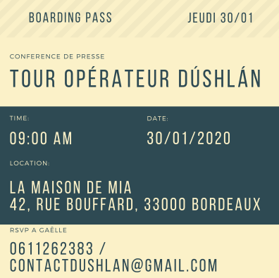 Boarding Pass - Conférence Dúshlán 2020