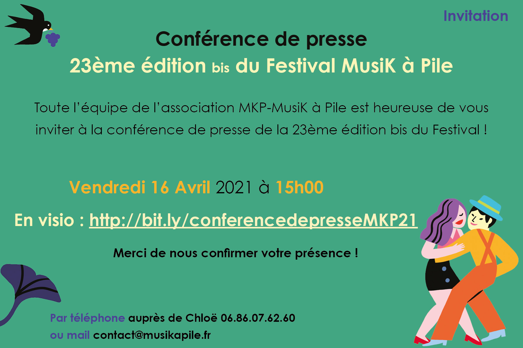 Invitation conférence de presse MKP 2021