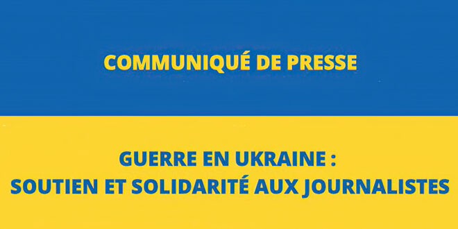 CP Commun Clubs presse - Soutien à l'Ukraine
