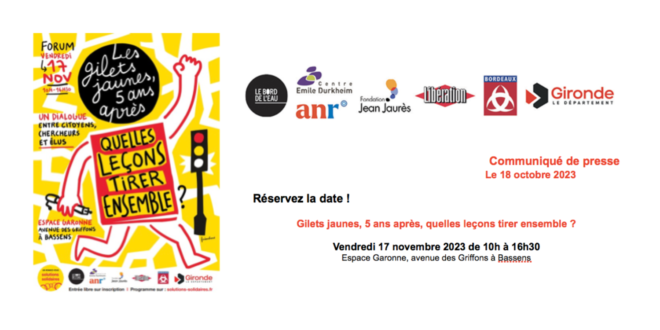 Gilets jaunes x Departement de la Gironde