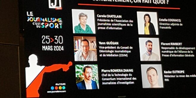 Journalisme et IA - Assises de Tours 2024 -speakers