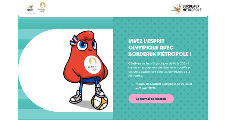 Bordeaux metropole JO CP